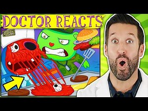 Doctor ER Reacts to Happy Tree Friends | Compilation #3