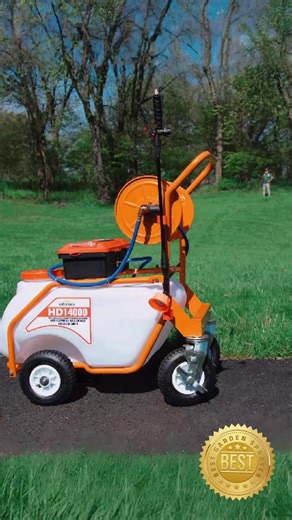 Spraying large acres of land? This 13 gallon cart sprayer is for you! The 100 ft hose lets you move without a hassle. Get started at @petratools The best garden sprayers are still on sale! Tap the link in our bio to shop. #gardeningenthusiast #homeownerhack#gardeningknowhow#homesteadlife