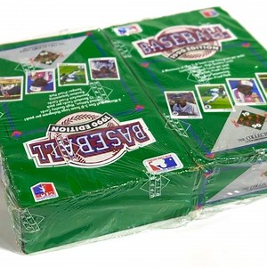 1.7K views | These two 1990 Upper Deck Baseball boxes were shrink wrapped together and have remained conjoined for over 30 years! 勞 | Steel City Collectibles | Facebook