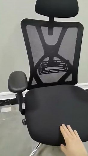 Ticova Ergonomic Office Chair | High Back Desk Chair with Adjustable Lumbar Support & Thick Seat