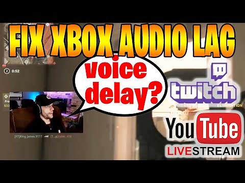 How to FIX XBOX AUDIO Video Lag Streaming Twitch Youtube Glitch Sync Delay Issue