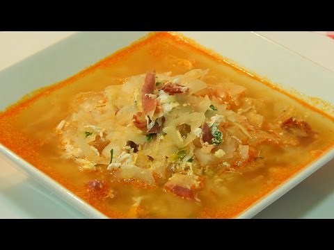 Receta fácil de sopa de repollo