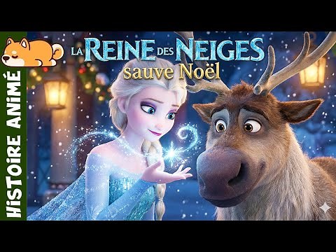 Frozen Saves Christmas ❄️ Bedtime Story | Children's Tale in French, Elsa, Anna