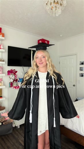 GRWM for Cap & Gown Pictures