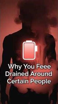Why Certain People Drain Your Energy (Emotional Exhaustion)|Dark Psychology & Stoic Wisdom