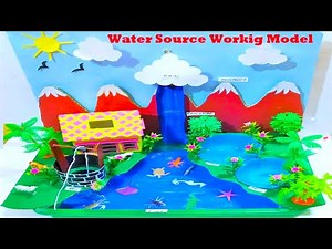 water sources working model for science exhibition projects | DIY at home | howtofunda
