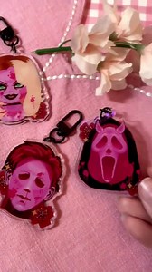 Pink Horror Icon Pixel Dbd 2 Inch Keychain - Etsy