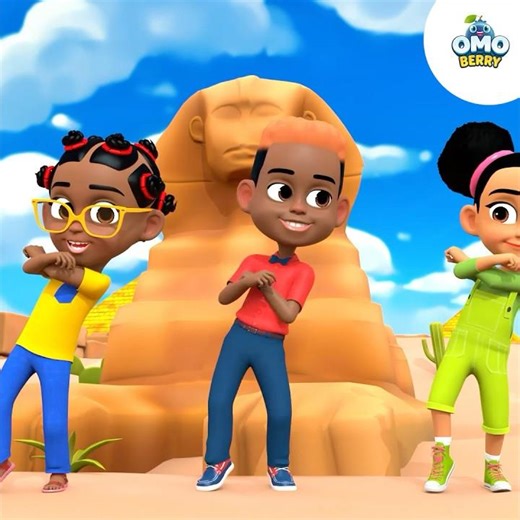 Geometric Shapes + Affirmations for Kids + Ancient Egypt?! Yeah, that's OmoBerry! #shapesforkids