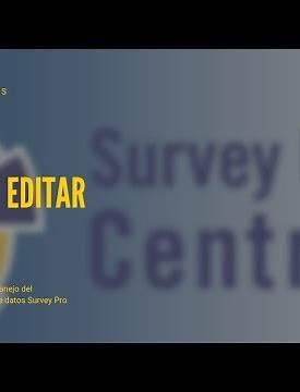 Vídeo 3 - Crear y editar puntos en Survey Pro
