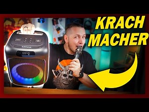 Der Party-Hit! Lenco PA-100BK Partyspeaker