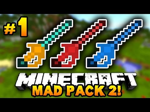 Minecraft MAD PACK 2! "NEW BOSSES!" #1 (Modded Survival) w/PrestonPlayz & Lachlan