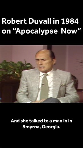 Robert Duvall, in 1984, reflected on the massive popularity of "Apocalypse Now" and the groundbreaking special effects that made it unforgettable. The Oscar-winning actor died on Sunday at 95: http://www.koco.com/article/robert-duvall-apocalypse-now-1984-interview/70382884 | KOCO 5 News