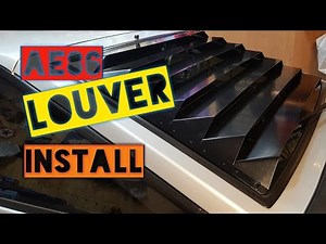 Ae86 | Window louver | Installation