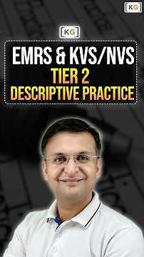 EMRS & KVS/NVS Tier 2 Descriptive Practice #emrs #kvs #nvs