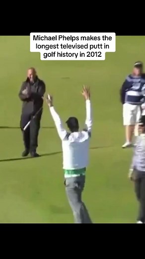 Michael Phelps' Historic Longest Televised Putt