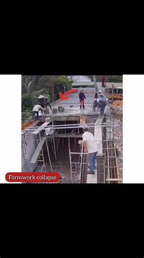8.8K views · 45 reactions | Formwork collapse during concrete pouring #slabs #collapse #formwork | Fakhar Civil Tech | Facebook
