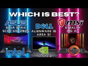 Scar Strix Scar G16 2025 vs Alienware 16 Area 51 vs Stealth A16 Ai+ | Ai Gaming Laptops Under $3200