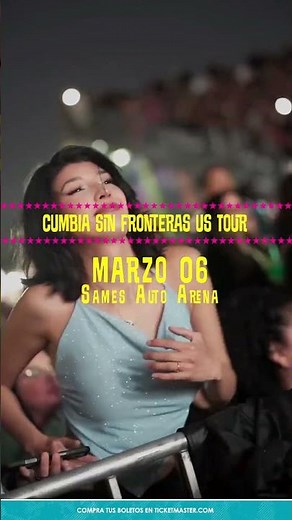 6 de Marzo. Los Angeles Azules. Cumbia Sin Fronteras US Tour. Sames Auto Arena. Laredo