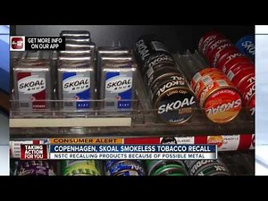 Maker of Skoal and Copenhagen recalls smokeless tobacco over sharp metal objects found in cans