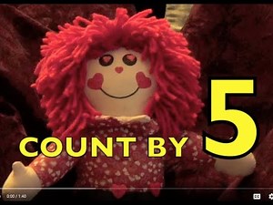 COUNTING BY FIVES SONG / COUNT to 100 / SKIP COUNTING / EDUCATIONAL KID MATH VIDEO
