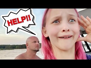 STRANDED FOR NINE HOURS on a boat! !!! First vlog goes wrong! Life with Lilly #vlog #boat