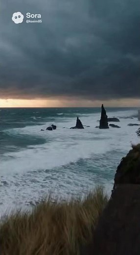 The Power of the North Sea | Cinematic Ocean Waves in 4K# #usa