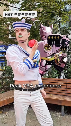 @peperone_void on Instagram: "JOJO YBA EXPERIENCE🔥 Gappy and Tooru decided to play YBA in real life. And one of them managed to find a roka, we'll see if they wont get eachother unalived for this silly little fruit... If you are reading this... you are rker 🤜🤜🤜 #jojo #jjba #jojosbizarreadventure #jojolion #jojopart8 #toru #gappy #josukehigashikata8 #jojopose #jojoanime #jojomemes #jojoreference #cosplay"