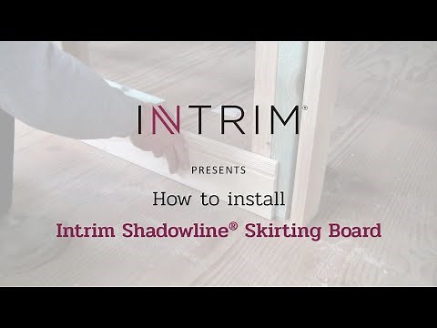 How to install Shadowline® Skirting Board | Intrim