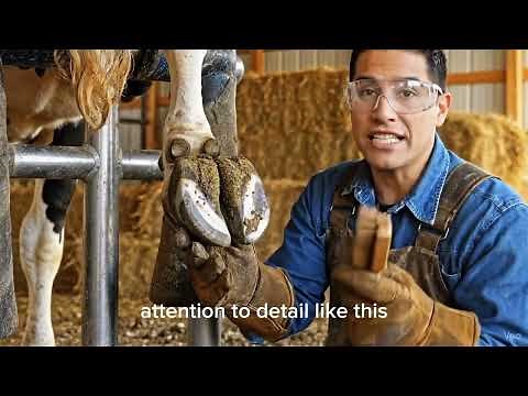 Cow Hoof Trimming & Cleaning | Step-by-Step Dairy Hoof Care Tutorial