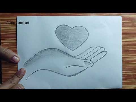 Helping Hand ❤️ Pencil Sketch | Love & Kindness Drawing | Easy Pencil Art for Beginners