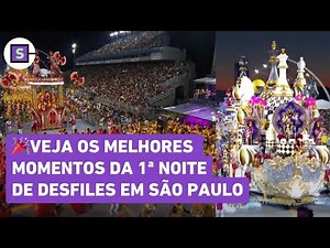 Carnaval 2025: melhores momentos das escolas de São Paulo na primeira noite