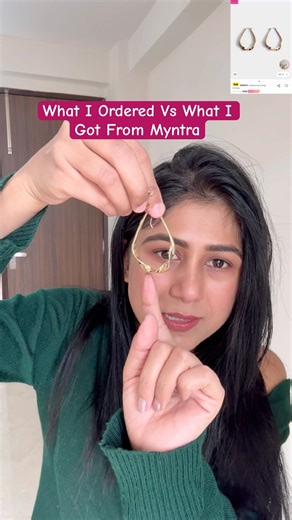 What I Ordered Vs What I Got From Myntra | #earrings #earringscollection #accessories #myntrahaul