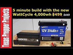 Are you ready for the summer storms or world events? Build a huge power station w/ ‪@wattcyclepower‬