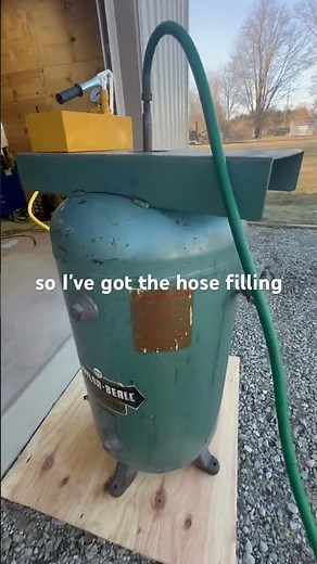 Hydro Test - 1970 Saylor Beall Air Compressor Tank #diy #aircompressors