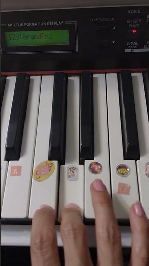 Easy piano songs - Alouette - Piano for begginers