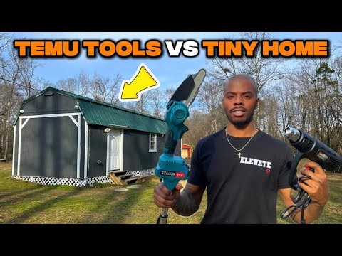Getting Things Done Around My Tiny Home Using Only Temu Tools! (Temu Haul)