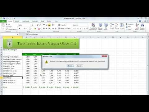 Calculating formulas across worksheets in Excel