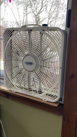 Filthy Lasko Weather Shield Box Fan Still Running