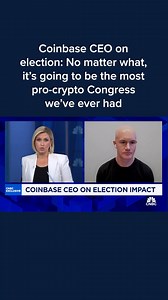 Brian Armstrong, Coinbase co-founder and CEO, discusses the election’s potential impact on crypto. | CNBC