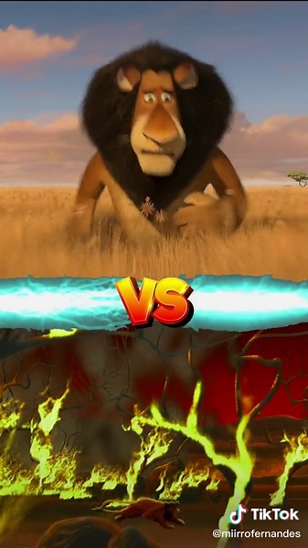 Zuba vs Os Personagens de O Rei Leão