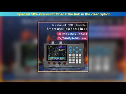 New Arrival 3in1 Digital Oscilloscope Multimeter Signal Generator Dual Channel 120Mhz Bandwidth 250