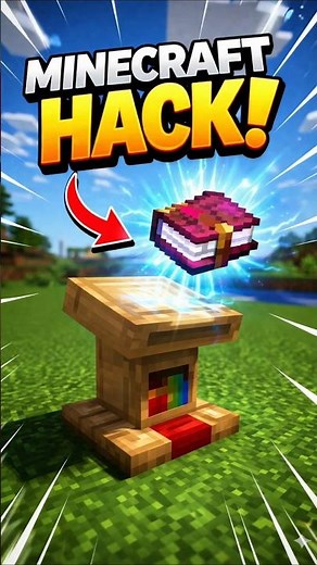 Minecraft Secret Enchantment Table Hack 😱 (Floating Book Trick!)