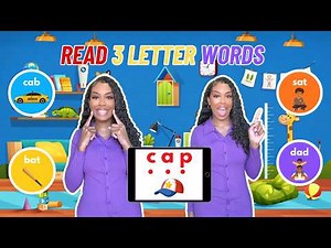 Learn to Read 3 Letter Words| Ms Houston| Segmenting & Bending CVC words