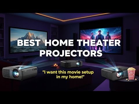 TOP 5 Best Home Theater Projectors 2026 | Home Theater Projectors That Transform Your Movie Nights