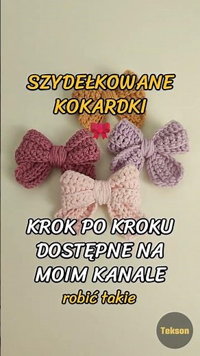 Learn how to crochet a bow with me, step by step! 🎀🧶 #crocheting