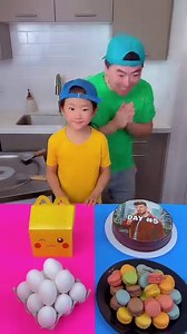 34M views · 649K reactions | Kung Fu Panda cake vs M&M's cake ice cream challenge! #funny by Ethan Funny Family | Ethan Funny Family | Facebook