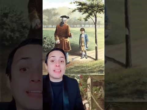 George Washington cuando era niño. #historia #nescritor