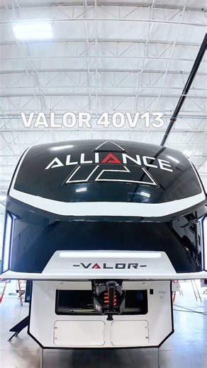 1.3K views · 70 reactions | Haul your toys & live like royalty! The 2026 Alliance Valor 40V13 perfectly blends a massive 13-foot garage with a stunning residential living space (hello, fireplace & outdoor fridge!). Adventure is calling! . . . #jointhealliance | Alliance RV | Facebook