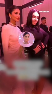 “She stole all the attention...” Although Georgina Rodriguez looked spectacular, she didn't think that she'd end up overshadowed in front of the cameras by a beautiful Arab model. | Icons
