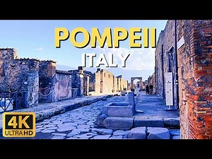 Pompeii Italy - 4K Walking Tour